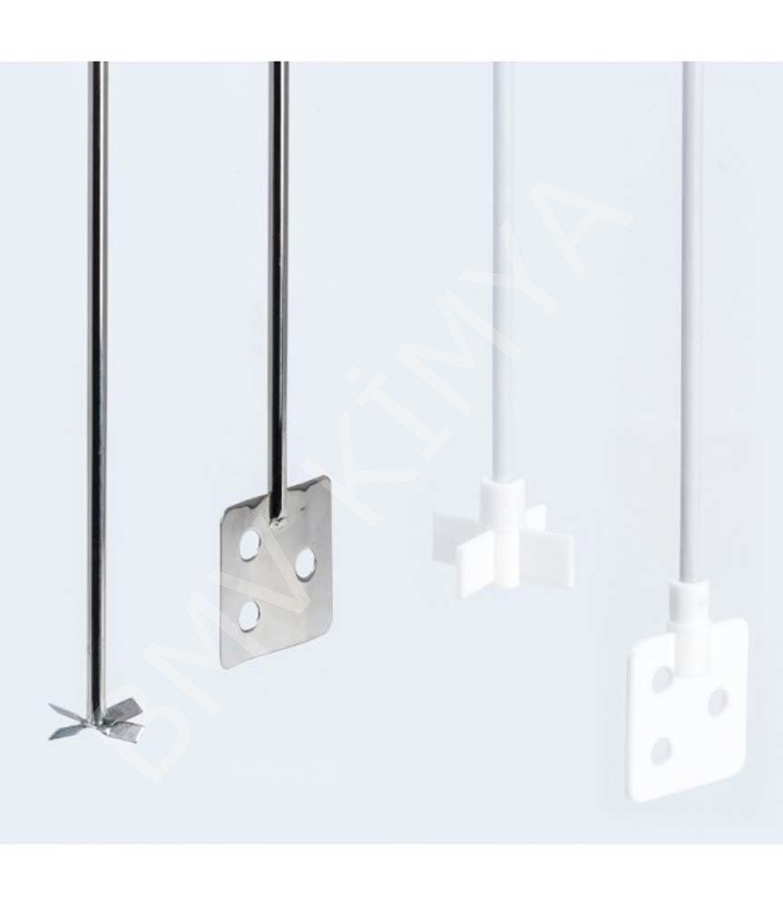 615.01.103 Mekanik Karıştırıcı Şaftı - Çapraz - Ptfe Kaplı 1 Adet / Paket