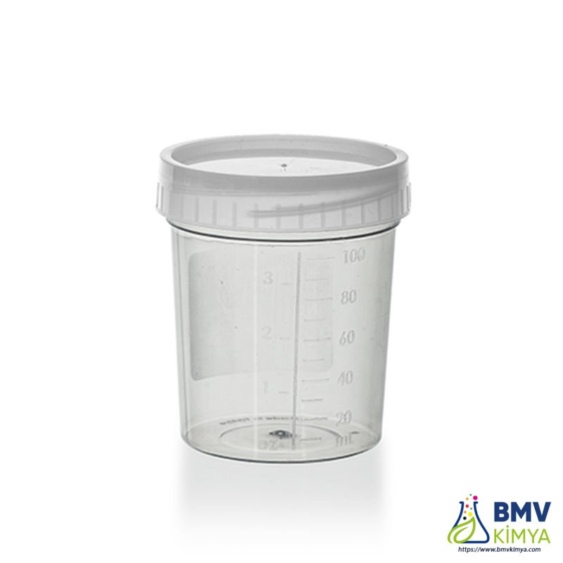 NUMUNE KABI 100 ML NON- STERİL DÖKME KOLİSİNDE 750 ADET VAR