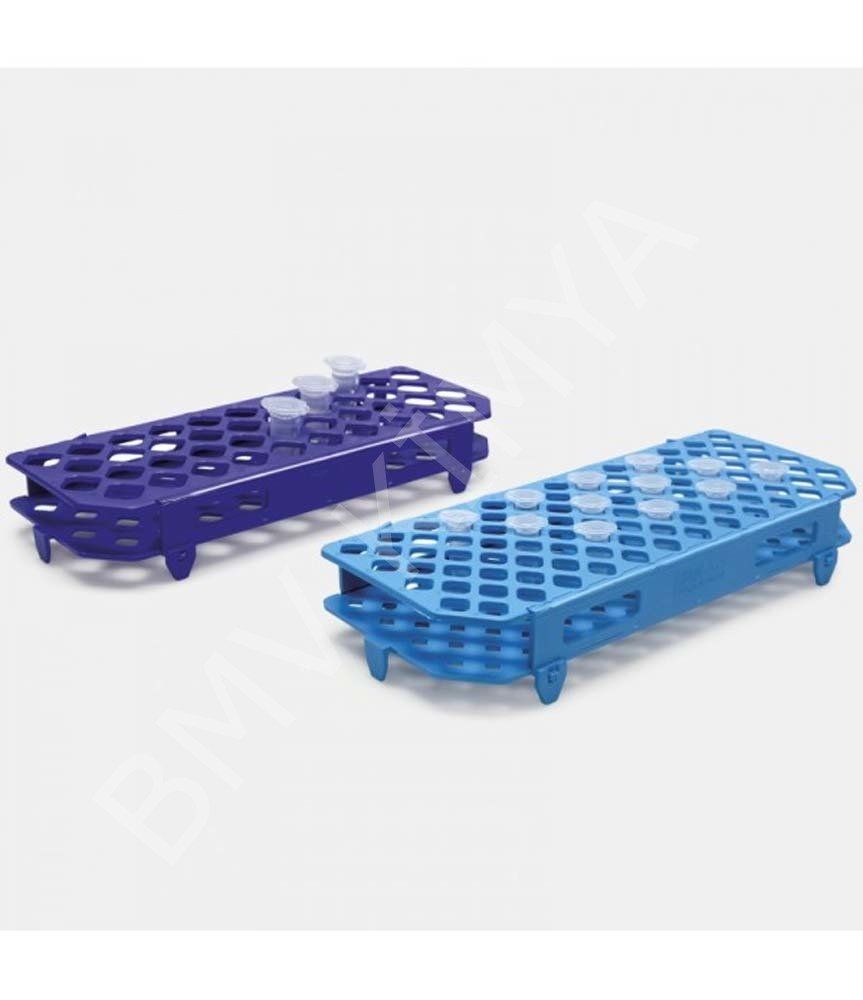 080.01.005P Mikrotüp Standı - Katlanabilir - 1,5/2,0 Ml Tüpler İçin - Mor 1 Adet / Paket