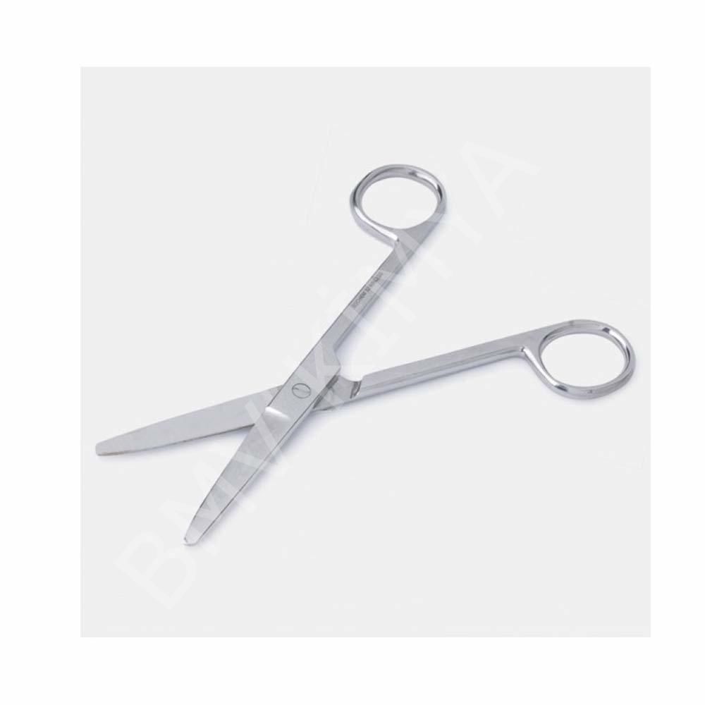 048.24.130 Makas - Laboratuar İçin - Küt/Sivri - 130 Mm 1 Adet / Paket