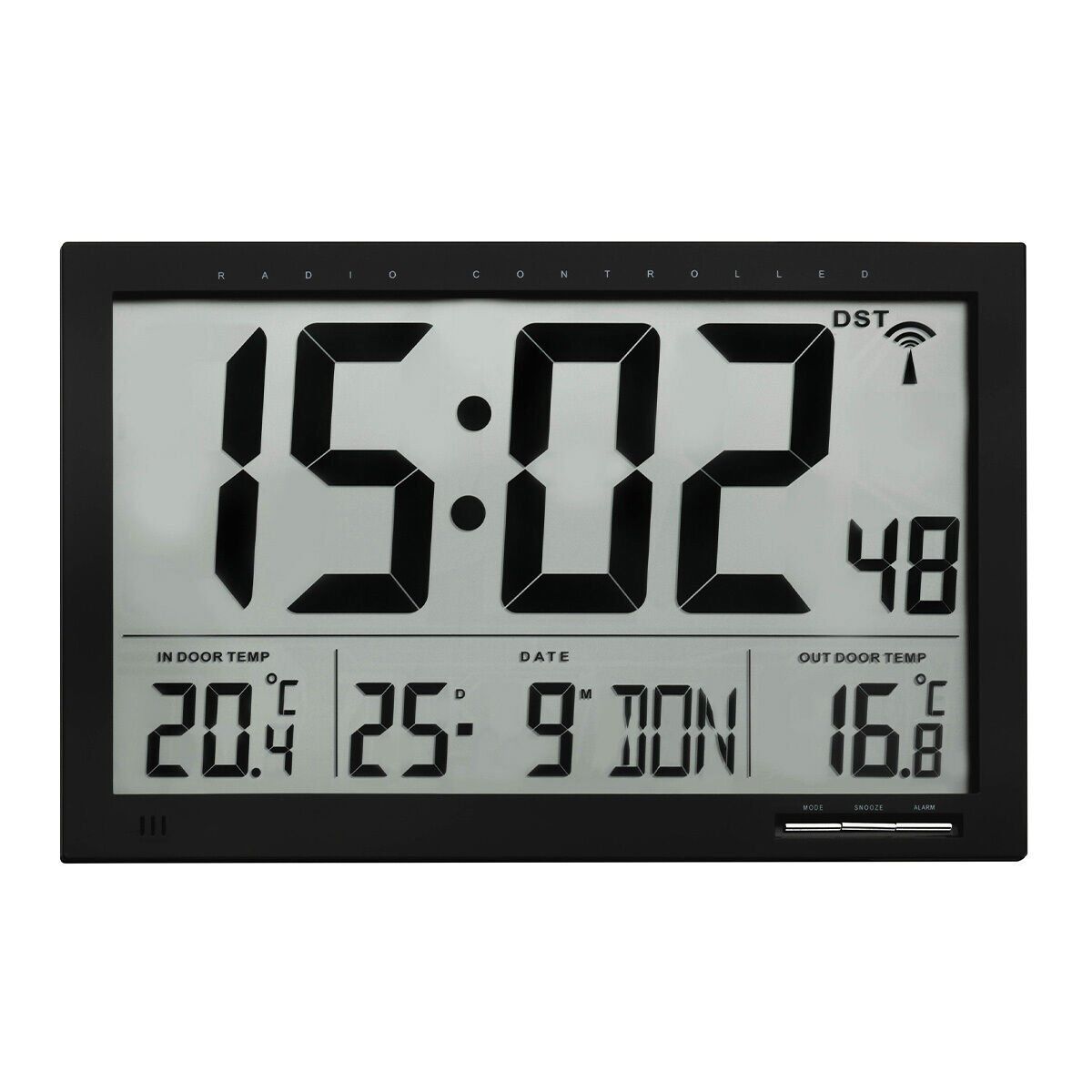 Sıcaklıklı dijital radyo kontrollü saat TIMELINE