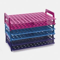 Mikrotüp Standı - Monoblok - 5,0 Ml Tüpler İçin - Mor