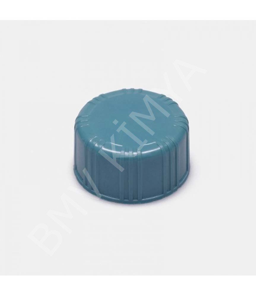 095.06.003 Kapak + Septa - Beyaz Septa / Bej Ptfe - Deliksiz - N15 Vidalı Vial İçin 100 Adet / Paket