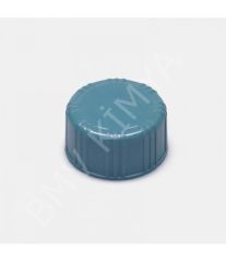 095.06.003 Kapak + Septa - Beyaz Septa / Bej Ptfe - Deliksiz - N15 Vidalı Vial İçin 100 Adet / Paket