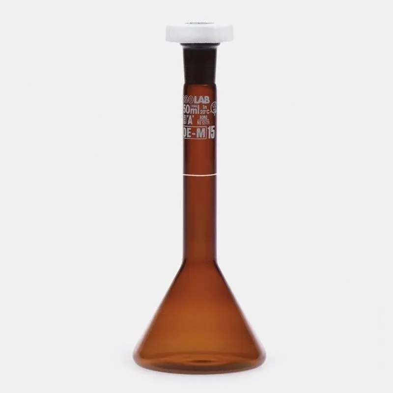 Balon Joje - Trapezoidal - Amber - A Kalite - Grup Sertifikalı - Beyaz Skala - 5 Ml - Ns 7/16