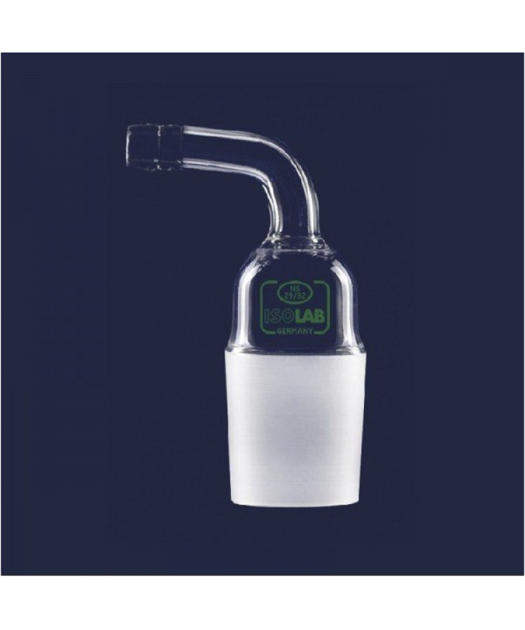 Adaptör - Nozül - Eğimli - Musluksuz - Çap 10 Mm - Erkek Şilif : Ns 29/32
