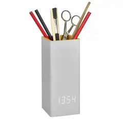 Kalem Tutuculu Dijital Çalar Saat Clocco Desk