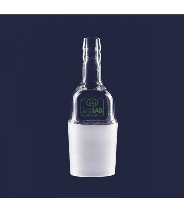Adaptör - Nozül - Düz - Musluksuz -Çap 10 Mm - Erkek Şilif : Ns 29/32