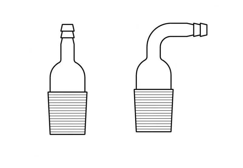 Destilasyon  Çıkış  Borusu - Şilifli  Ns 45/40