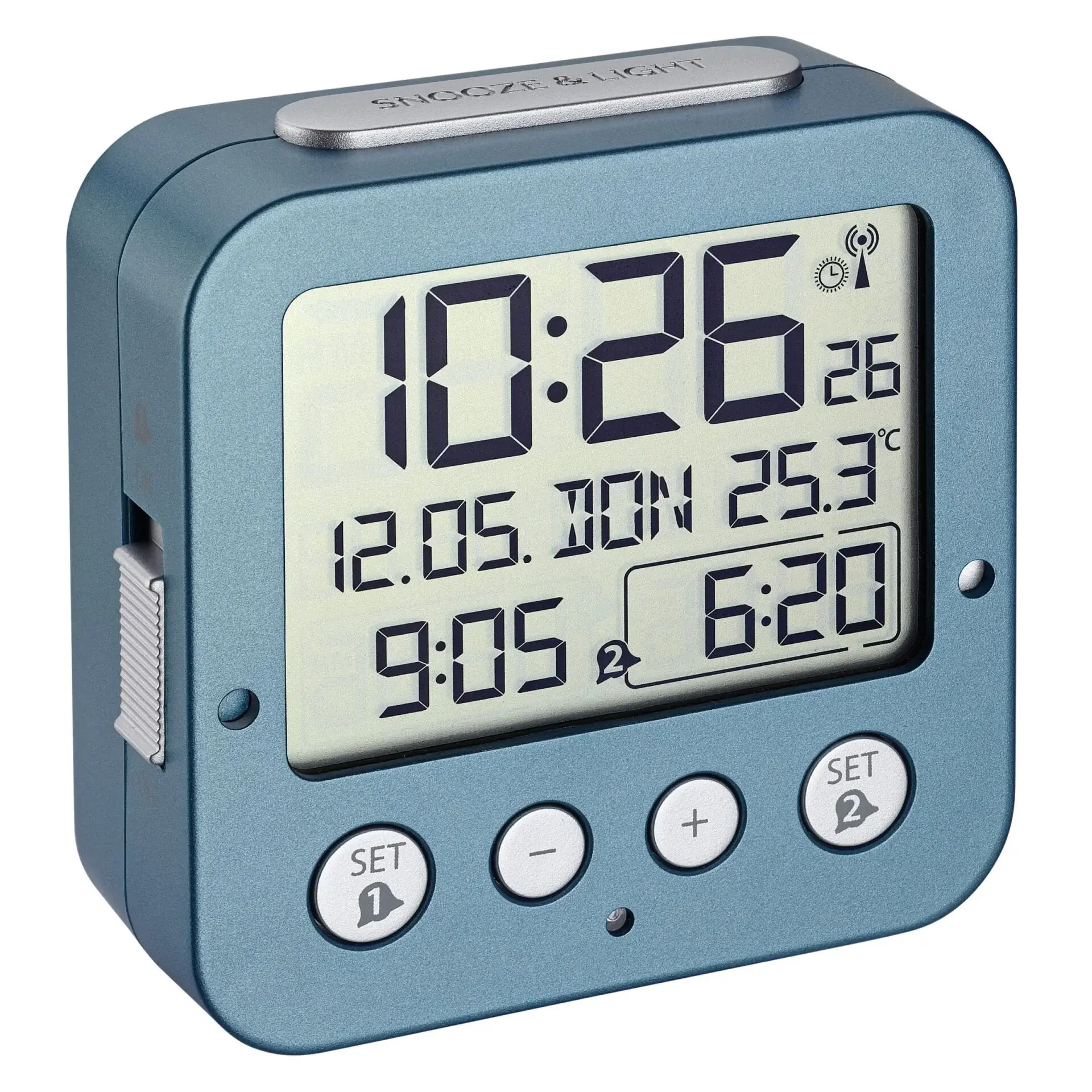 Sıcaklıklı Radyo Kontrollü Çalar Saat Bıngo