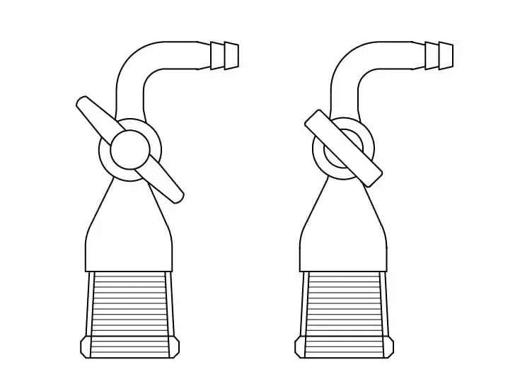 Şilifli  Musluk - Teflon  Ns 19/26