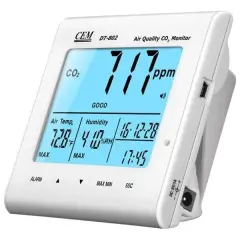 Cem Dt-802 Hava Kalitesi Ölçüm Cihazı | Karbondioksit Ölçer