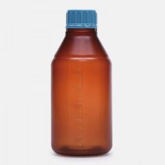 Şişe - Iso - Vida Kapaklı - Orta Boyun - P.P - Amber - 2000ml