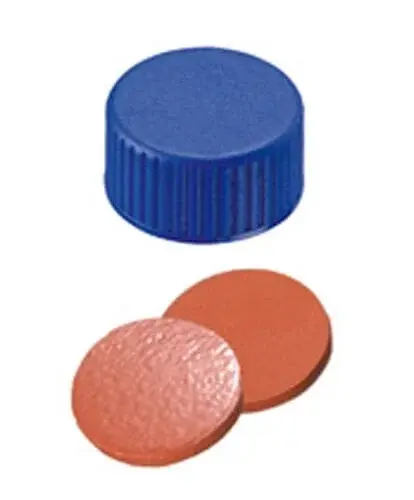 Kapak 9mm, Pp, Mavi, Natural Kauçuk Kırmızı-turuncu/ Tef Şeffaf, 60° Shore A, 1.0mm 100 Adet