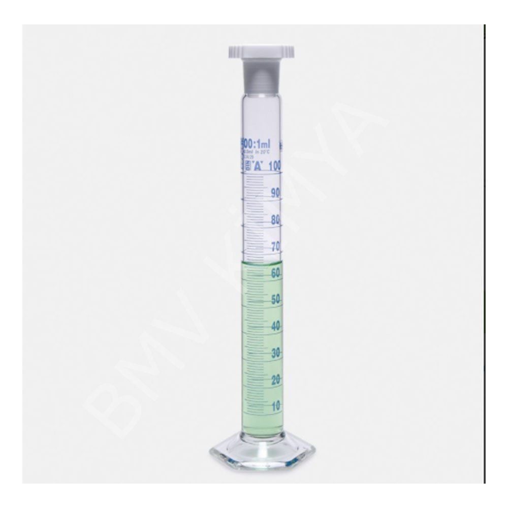 016.01.500 Mezür - Çalkalama - Hexagonal Cam Tabanlı - A Kalite - Grup Sertifikalı - Mavi Skala - 500 Ml (2 Adet/Paket)