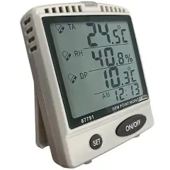 Az 87791 Alarmlı Sıcaklık Ve Nem Ölçer | Dewpoint Göstergeli