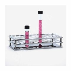 079.02.002 Tüp Standı - Paslanmaz Celik - 50 Delik - 16 Mm Tüpler İçin 1 Adet / Paket