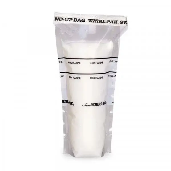 Numune Poşeti, Steril, 7,5 X 18.5 Cm Ebatlarında, Yazı Yazmak İçin Beyaz Alan Vardır, Ayakta Durabilen 118 Ml 500 Adet