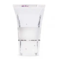 Numune Poşeti, Steril, 11,5 X 23 Cm Ebatlarında, Yazı Yazmak İçin Beyaz Alan Vardır, Ayakta Durabilen 300 Ml 100 Adet