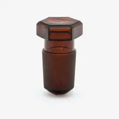 Tıpa - Cam - Amber - Hexagonal Kapaklı - Ns 19/26