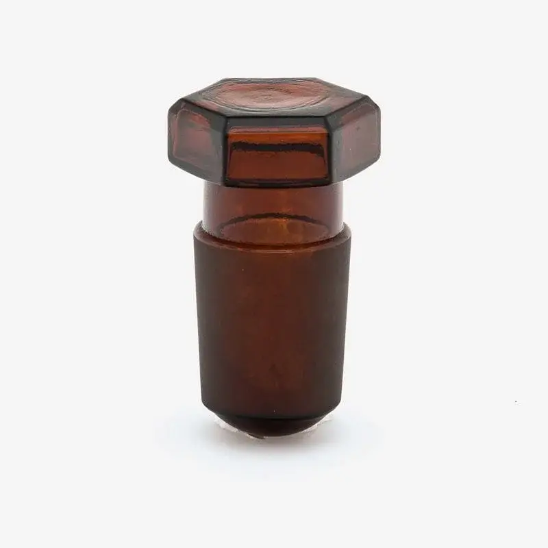 Tıpa - Cam - Amber - Hexagonal Kapaklı - Ns 29/32
