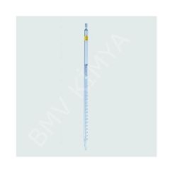 021.01.005 Pipet - Cam - Dereceli - As Kalite - Grup Sertifikalı - Mavi Skala - 5 Ml (10 Adet/Paket)