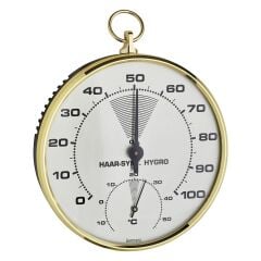 Pirinç halkalı analog termo-higrometre