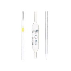 021.05.001 Pipet - Cam - Bullu - As Kalite - Grup Sertifikalı - Mavi Skala - 1 Ml (10 Adet/Paket)