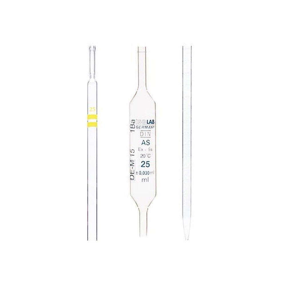 021.05.002 Pipet - Cam - Bullu - As Kalite - Grup Sertifikalı - Mavi Skala - 2 Ml (10 Adet/Paket)