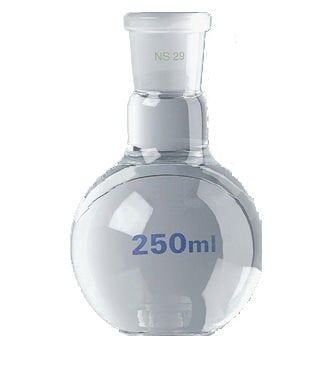Balon - Kısa Boyunlu - Dibi Düz - Şilifli 29/32 250 Ml