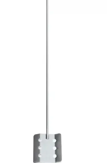 6 Delikli Paddle Blade Karıştırıcı Uç 45x0,7 Cm Mekanik Karıştırıcı Aksesuarı