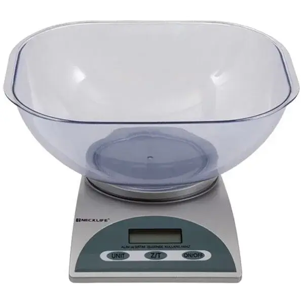 Ek 3250 Çukur Kefeli Mutfak Terazisi - Hassasiyet: 1 Gr. Max: 5 Kg.