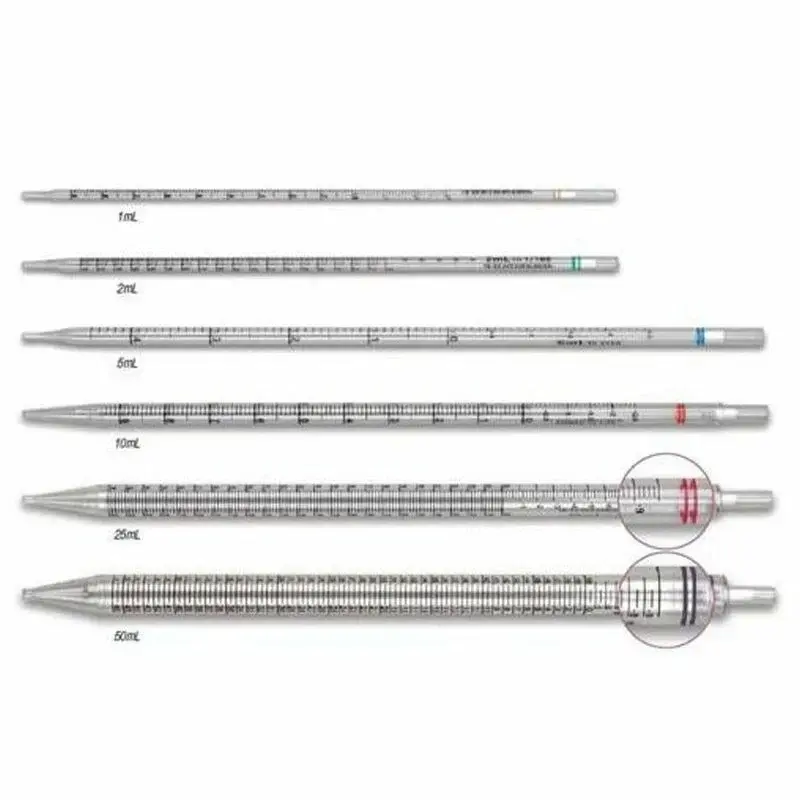 50 Adet Serolojik Pipet Steril 10 Ml