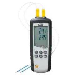 Cem Dt-38f Sıcaklık Kayıt Cihazı 2 Kanallı Datalogger