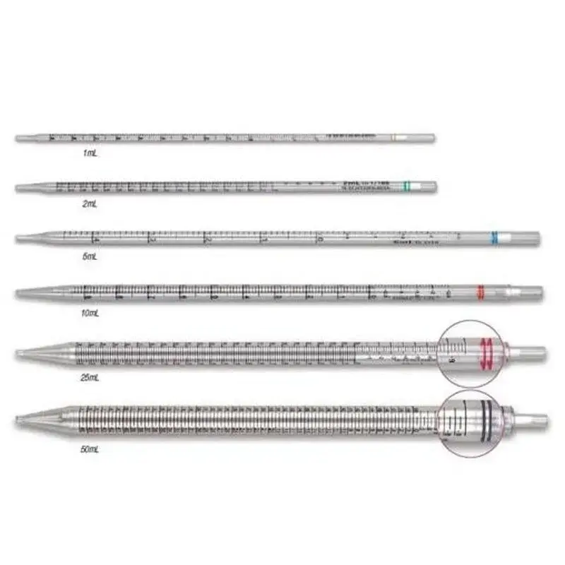 100 Adet Serolojik Pipet Steril 1 Ml