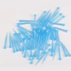Mavi Plastik Pipet Ucu 500 Adet