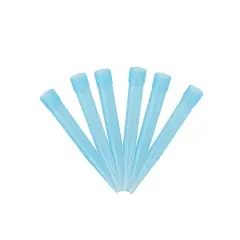 Mavi Plastik Pipet Ucu 500 Adet
