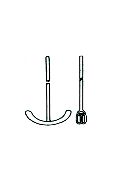 KARIŞTIRICI ŞAFTI - TEFLON kanatlı 6x450