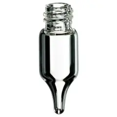 Vial 1,5ml, Mikro Vidalı, 8-425 Thread, 32 X 11.6mm, Şeffaf, 1. Hidrolitik Kalite, Konik 100 Adet