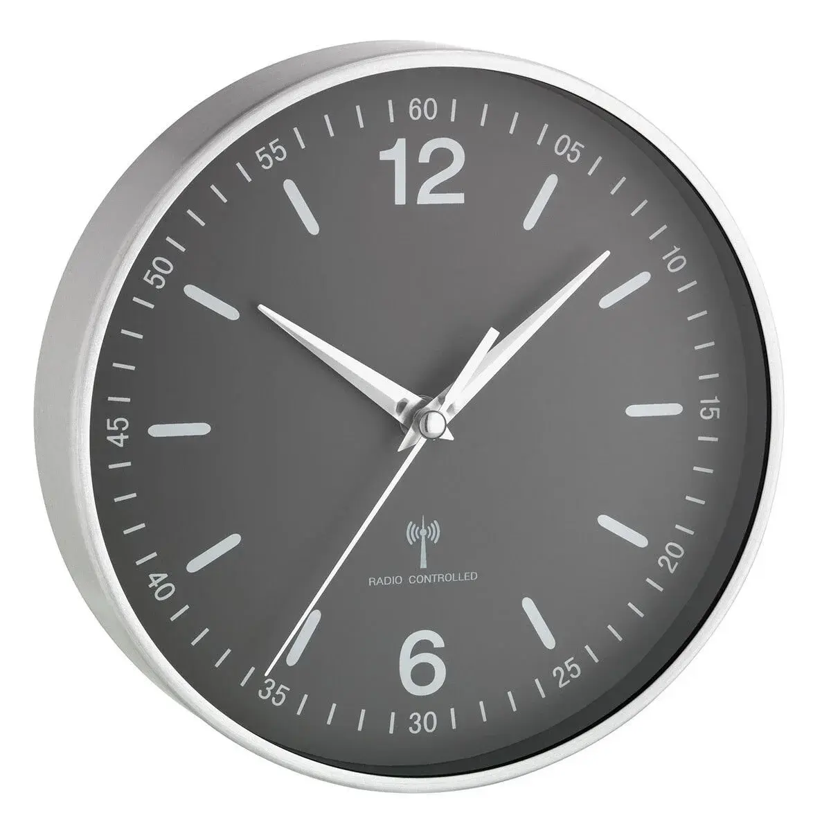 Alüminyum Çerçeveli Analog Radyo Kontrollü Saat