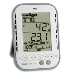 Veri kaydedici fonksiyonlu profesyonel termo-higrometre KLIMALOGG PRO