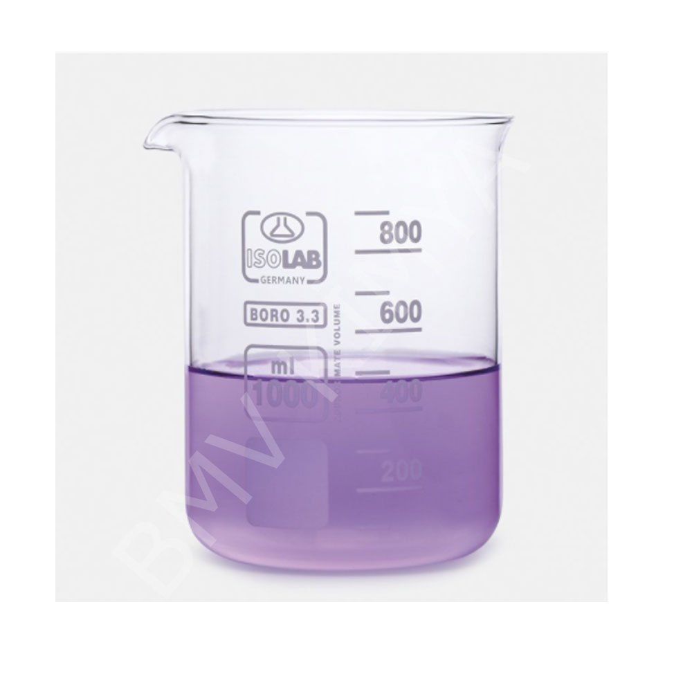 025.01.905 Beher - Cam - Kısa Form - 5000 Ml (1 Adet/Paket)