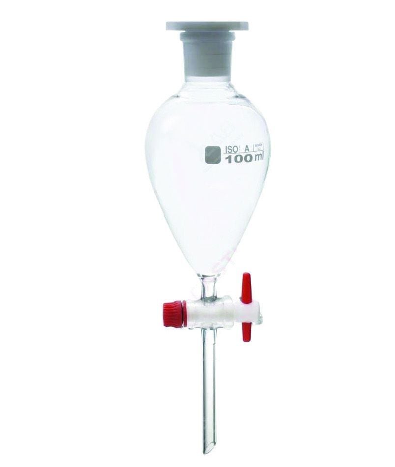 Ayırma Hunisi Armudi Teflon Musluk 1000 Ml