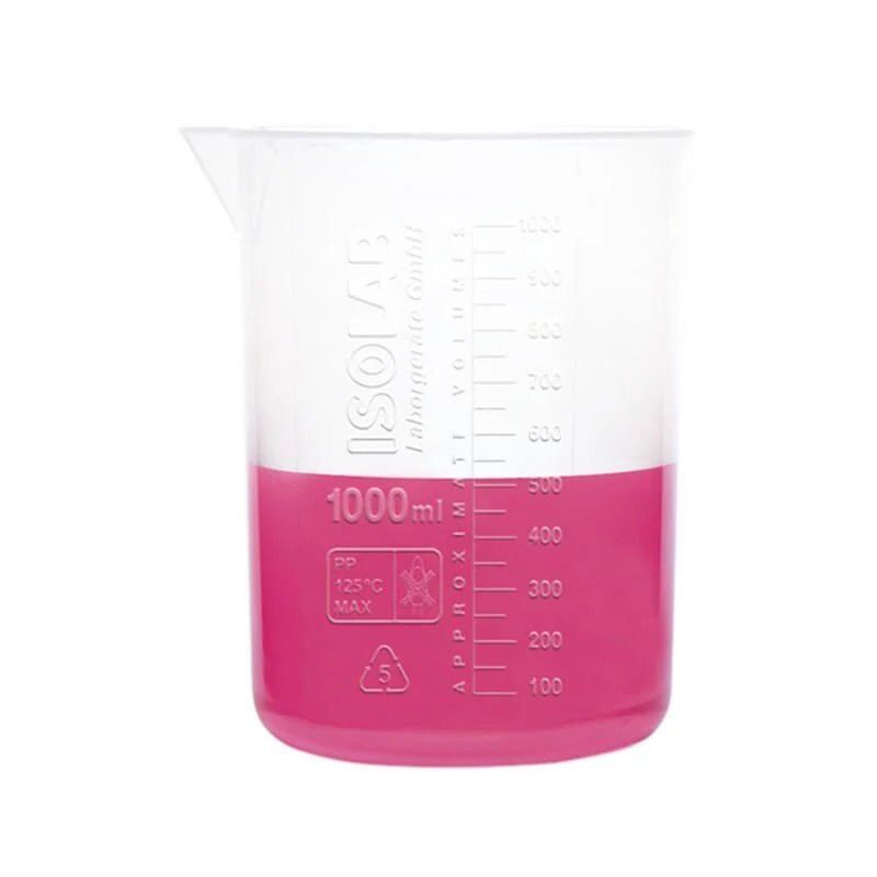Beher - P.P - Kısa Form - Kabartma Skala - 2000 Ml