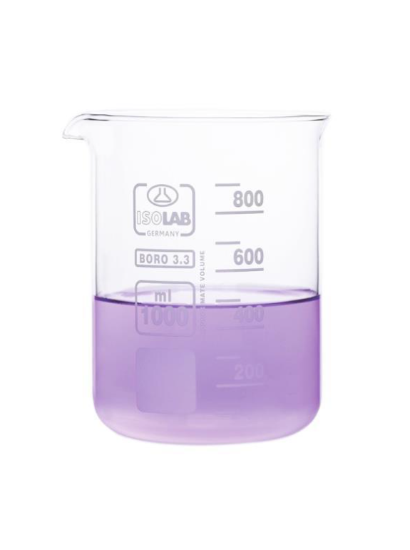 Beher - Cam - Kısa Form - 1000 Ml