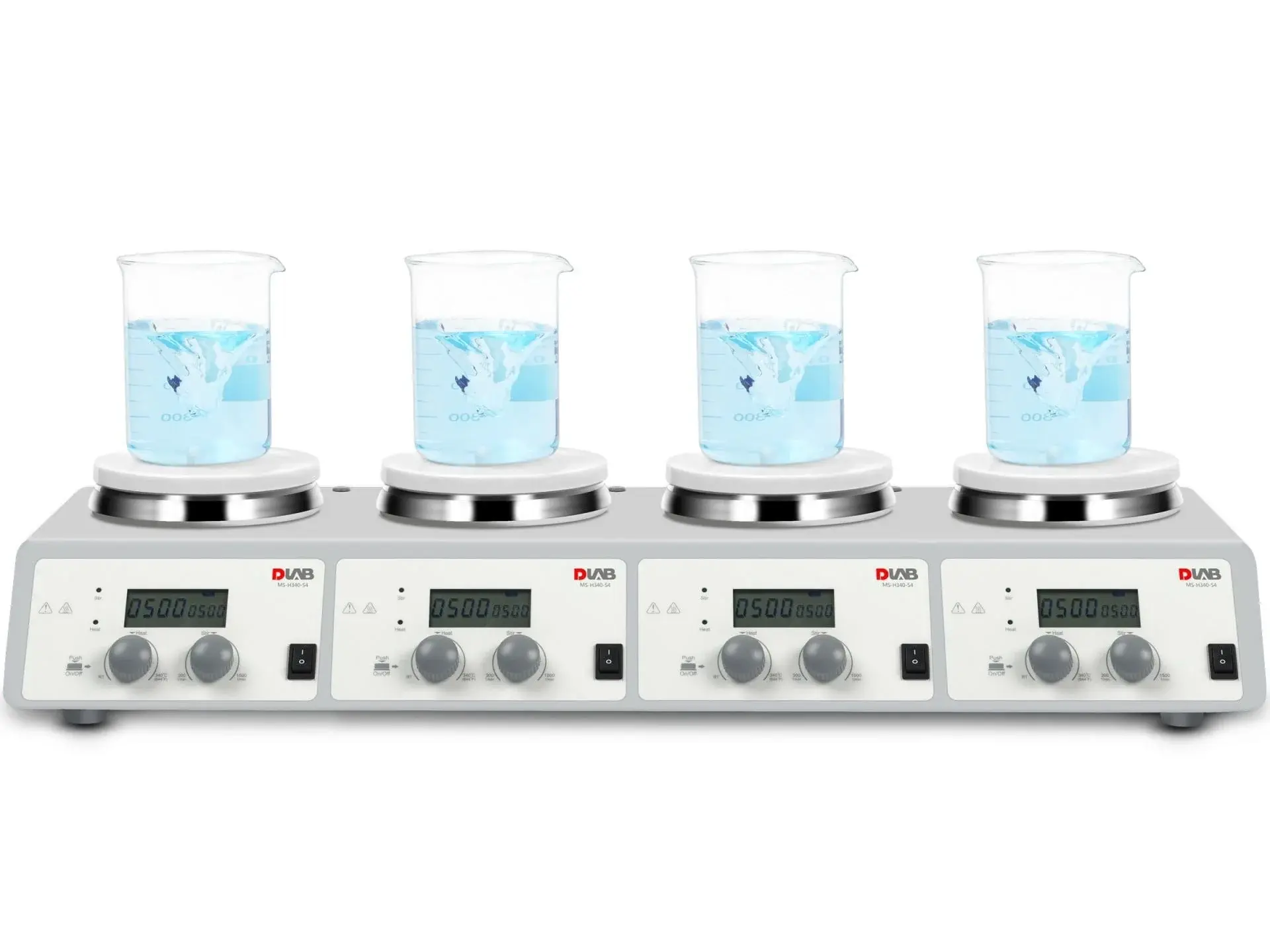 Ms-h340-s4 Paket Çok Kanallı (ısıtıcılı) Manyetik Karıştırıcı