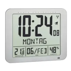 Oda İklimlendirmeli Radyo Kontrollü Duvar Saati