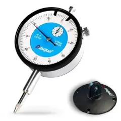 Dasqua 5111-1005 Kulaklı Analog Komparatör Saati | 0-10 Mm / 0.01 Mm