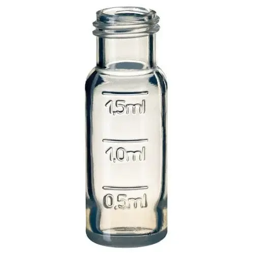 Vial 1,5ml Pp Short Thread, 32x11,6mm, Şeffaf, Dolum Hatlar 100 Adet