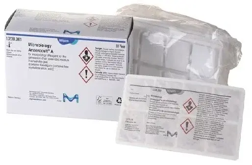 132381.0001 Anaerocult A For Microbiology Reagent For The Generation Of An Anaerobic Medium İn An Anaerobic Jar 10 Ad